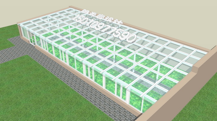 玻璃温室大棚设计图